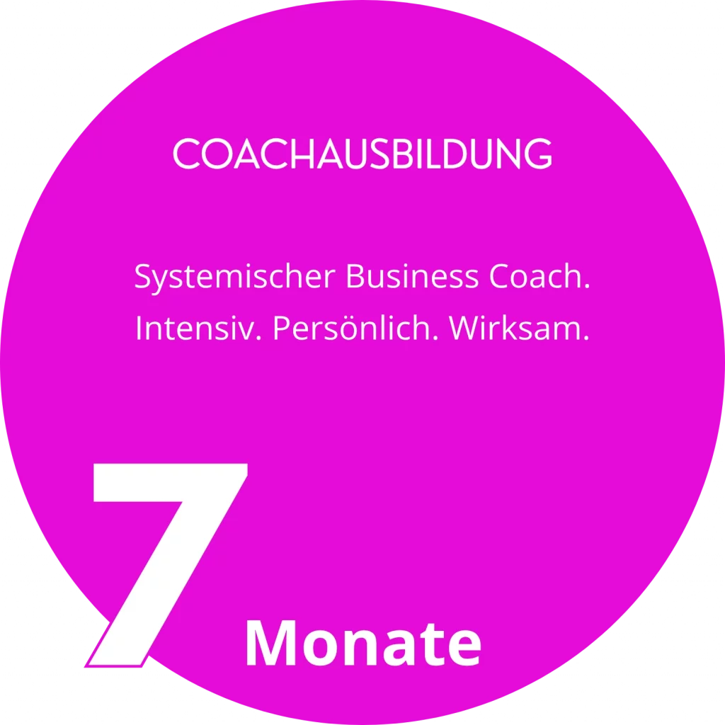 Coachausbildung zum Systemischen Business Coach. 7 Monate.