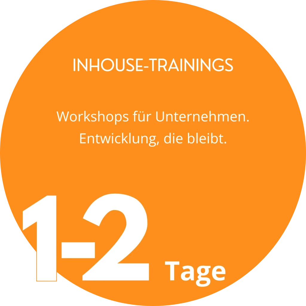 Inhouse-Trainings für Unternehmen. 1 bis 2 Tage.